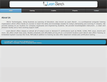 Tablet Screenshot of learnbenchindia.com